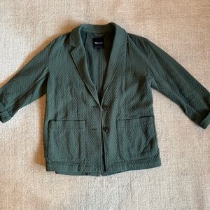 Madewell Forest Green Women's Blazer